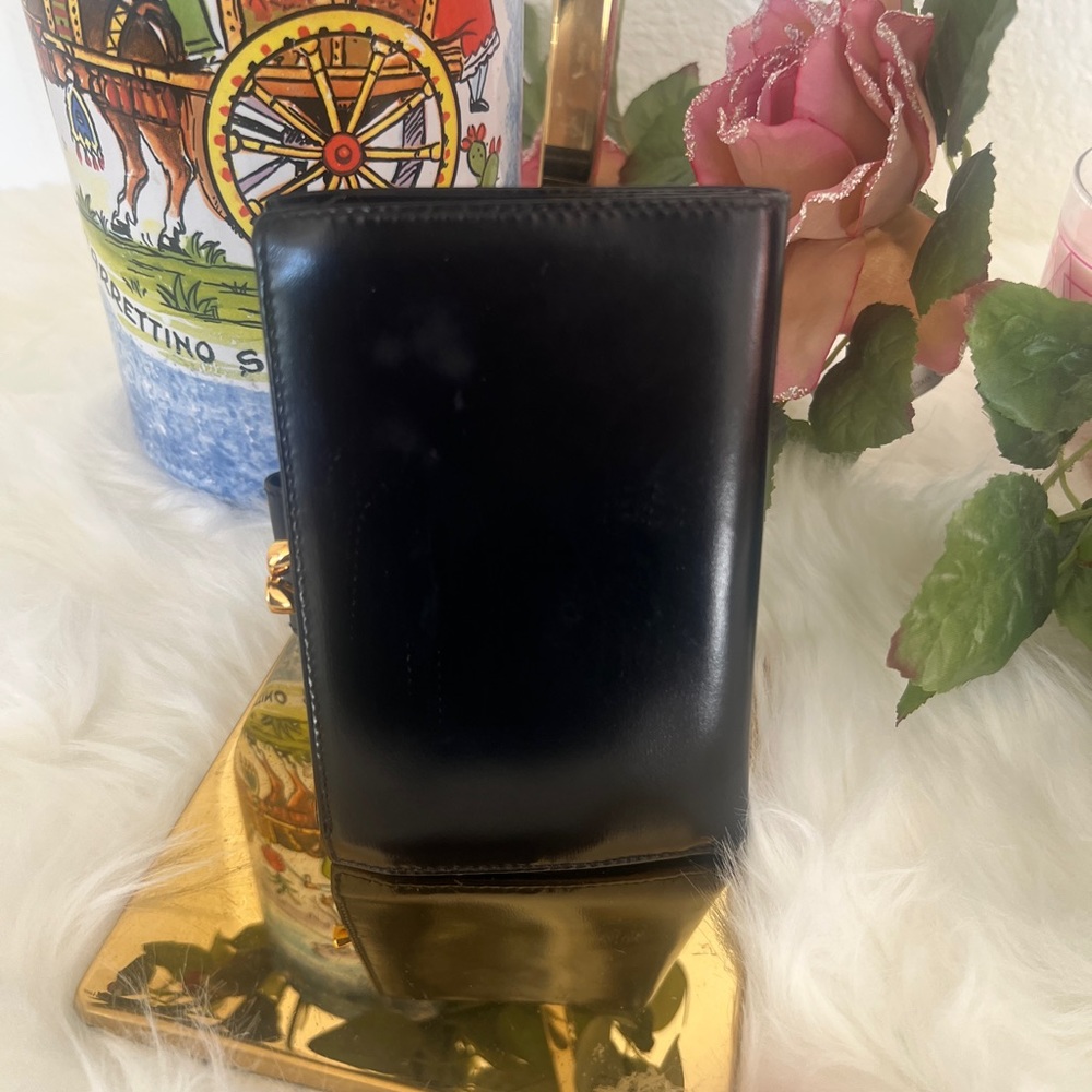 💜Gucci Leather Wallet with Kiss Lock - Picture 4 of 16